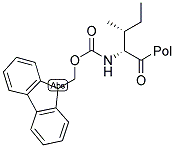 FMOC-D-ILE-SASRIN(TM)-RESIN Struktur