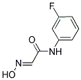 (2E)-N-(3-FLUOROPHENYL)-2-(HYDROXYIMINO)ACETAMIDE Struktur