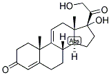 4,9(11)-PREGNADIEN-17,21-DIOL-3,20-DIONE Struktur