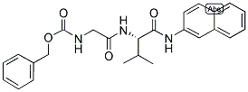 CBZ-GLY-L-VAL-BETA-NAPHTHYLAMIDE Struktur