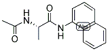 N-ACETYL-L-ALA-ALPHA-NAPHTHYLAMIDE Struktur