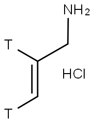 ALLYLAMINE, HYDROCHLORIDE, [2,3-3H] Struktur