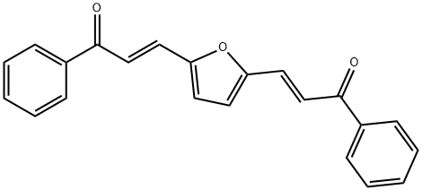 3-[5-(3-OXO-3-PHENYL-1-PROPENYL)-2-FURYL]-1-PHENYL-2-PROPEN-1-ONE Struktur