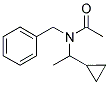 N1-BENZYL-N1-(1-CYCLOPROPYLETHYL)ACETAMIDE Struktur