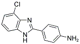 4-(4-CHLORO-1H-BENZOIMIDAZOL-2-YL)-PHENYLAMINE Struktur