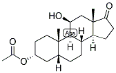 11-BETA-HYDROXYETIOCHOLANOLONE-3-ACETATE Struktur