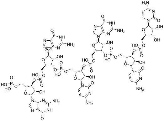 GGCGCC, 5'-PHOSPHORYLATED Struktur