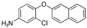 3-CHLORO-4-(2-NAPHTHYLOXY)ANILINE Struktur