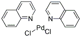 DICHLOROBIS(QUINOLINE)PALLADIUM (II) Struktur