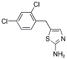 5-(2,4-DICHLORO-BENZYL)-THIAZOL-2-YLAMINE Struktur