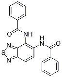 N-[4-(BENZOYLAMINO)-2,1,3-BENZOTHIADIAZOL-5-YL]BENZAMIDE Struktur