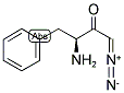 (L)-3-BENZYLOXYCARBONYLAMINO-1-DIAZO-4-PHENYL-2-BUTANONE Struktur