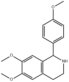 6,7-DIMETHOXY-1-(4-METHOXY-PHENYL)-1,2,3,4-TETRAHYDRO-ISOQUINOLINE Struktur