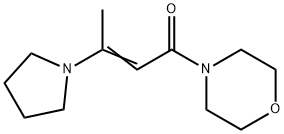 1-MORPHOLINO-3-(1-PYRROLIDINYL)-2-BUTEN-1-ONE Struktur