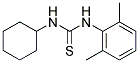 N-CYCLOHEXYL-N'-(2,6-DIMETHYLPHENYL)THIOUREA Struktur