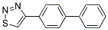 4-[1,1'-BIPHENYL]-4-YL-1,2,3-THIADIAZOLE Struktur