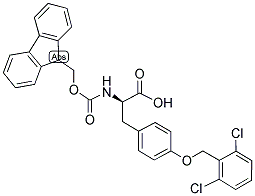 FMOC-D-TYR(2,6-DICL-BZL)-OH Struktur