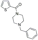 4-BENZYLPIPERAZINYL 2-THIENYL KETONE Struktur