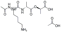 AC-LYS-D-ALA-D-LACTIC ACID ACETATE Struktur