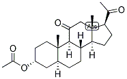 5-ALPHA-PREGNAN-3-ALPHA-OL-11,20-DIONE ACETATE Struktur