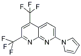 7-(1H-PYRROL-1-YL)-2,4-BIS(TRIFLUOROMETHYL)[1,8]NAPHTHYRIDINE Struktur