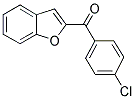 (4-CHLOROBENZOYL)BENZOFURAN Struktur