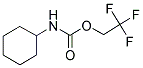 2,2,2-TRIFLUOROETHYL CYCLOHEXYLCARBAMATE Struktur