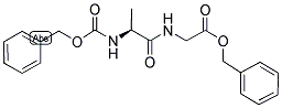 CBZ-L-ALA-GLY BENZYL ESTER Struktur