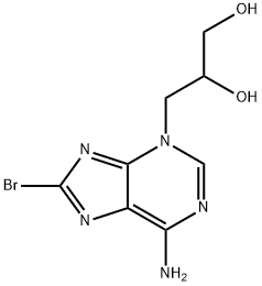 3-(6-AMINO-8-BROMO-3H-PURIN-3-YL)-1,2-PROPANEDIOL Struktur