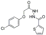 N'-[2-(4-CHLOROPHENOXY)ACETYL]THIOPHENE-2-CARBOHYDRAZIDE Struktur