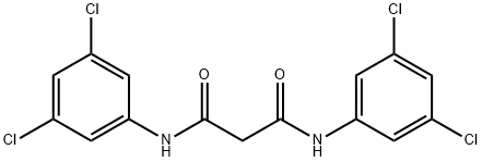 N,N'-BIS-(3,5-DICHLORO-PHENYL)-MALONAMIDE Struktur