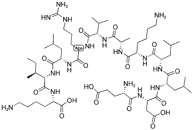GLU-ASP-LEU-LEU-LYS-ALA-VAL-ARG-LEU-ILE-LYS Struktur