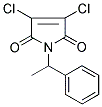 3,4-DICHLORO-1-(1-PHENYLETHYL)-2,5-DIHYDRO-1H-PYRROLE-2,5-DIONE Struktur