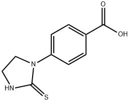 4-(2-SULFANYL-4,5-DIHYDRO-1H-IMIDAZOL-1-YL)BENZENECARBOXYLIC ACID Struktur