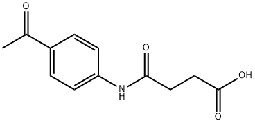 4-(4-ACETYLANILINO)-4-OXOBUTANOIC ACID Struktur