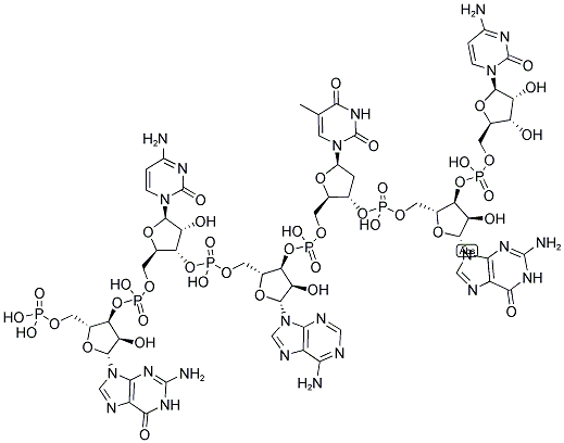 GCATGC, 5'-PHOSPHORYLATED Struktur