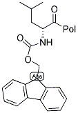 FMOC-D-LEU-WANG RESIN Struktur