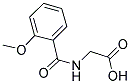 (2-METHOXY-BENZOYLAMINO)-ACETIC ACID Struktur