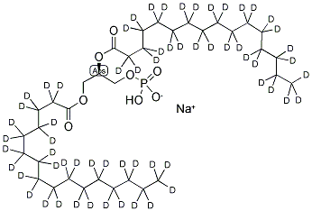 1,2-DIPALMITOYL-D62-SN-GLYCERO-3-PHOSPHATE(MONOSODIUM SALT) Struktur