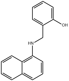 2-[(1-NAPHTHYLAMINO)METHYL]PHENOL Struktur