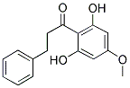 1-(2,6-DIHYDROXY-4-METHOXY-PHENYL)-3-PHENYL-PROPAN-1-ONE Struktur