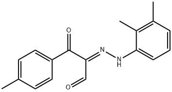 2-[2-(2,3-DIMETHYLPHENYL)HYDRAZONO]-3-(4-METHYLPHENYL)-3-OXOPROPANAL Struktur