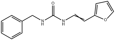 N-BENZYL-N'-[2-(2-FURYL)VINYL]UREA Struktur