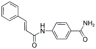 4-(3-PHENYLPROP-2-ENOYLAMINO)BENZAMIDE