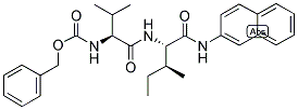 CBZ-L-VAL-ILE-BETA-NAPHTHYLAMIDE Struktur