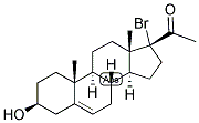 17-ALPHA-BROMOPREGNENOLONE Struktur