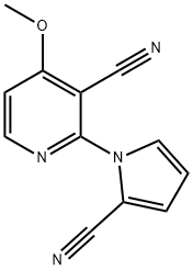 2-(2-CYANO-1H-PYRROL-1-YL)-4-METHOXYNICOTINONITRILE Struktur