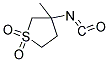 3-ISOCYANATO-3-METHYL-TETRAHYDRO-THIOPHENE 1,1-DIOXIDE Struktur