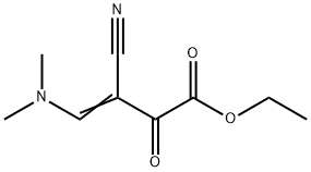 ETHYL 3-CYANO-4-(DIMETHYLAMINO)-2-OXO-3-BUTENOATE Struktur