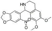 6,7-DIMETHOXY-1-(6-NITRO-BENZO[1,3]DIOXOL-5-YL)-1,2,3,4-TETRAHYDRO-ISOQUINOLINE Struktur